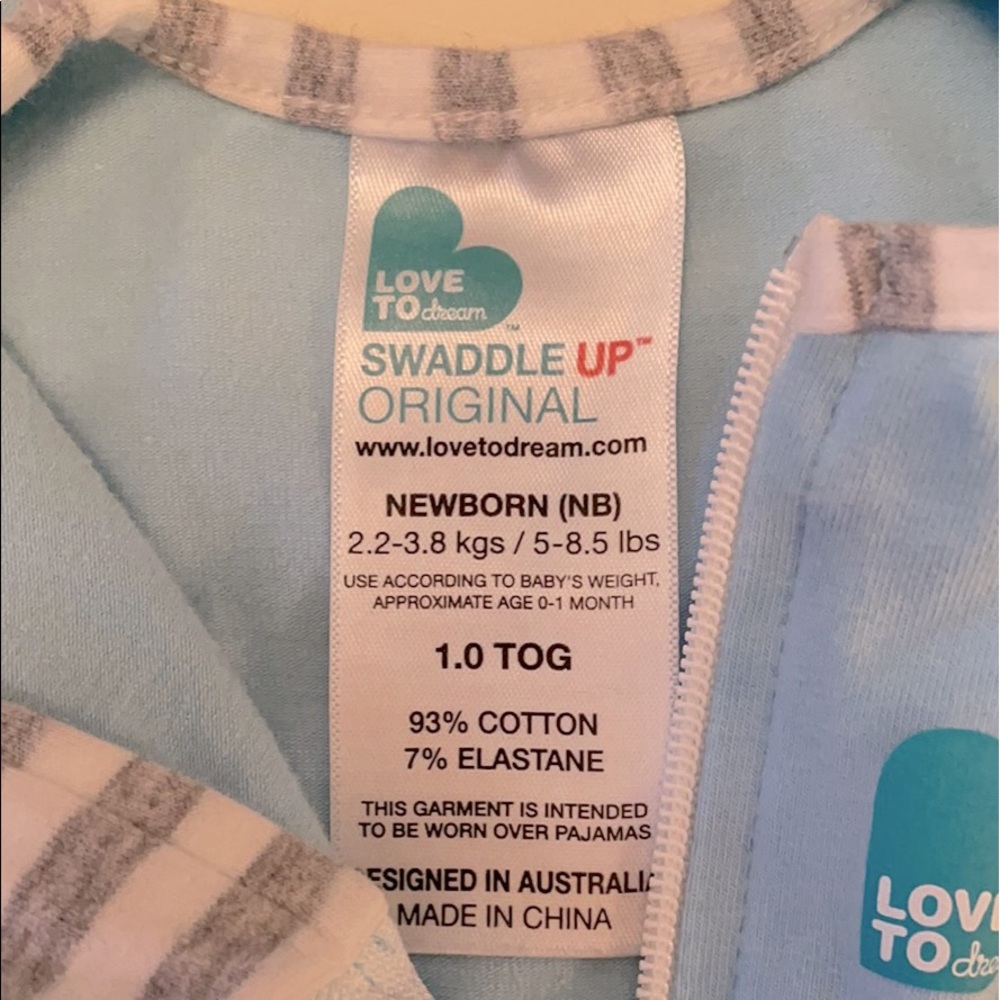 Newborn 5-8.5 lb Love to dream swaddle